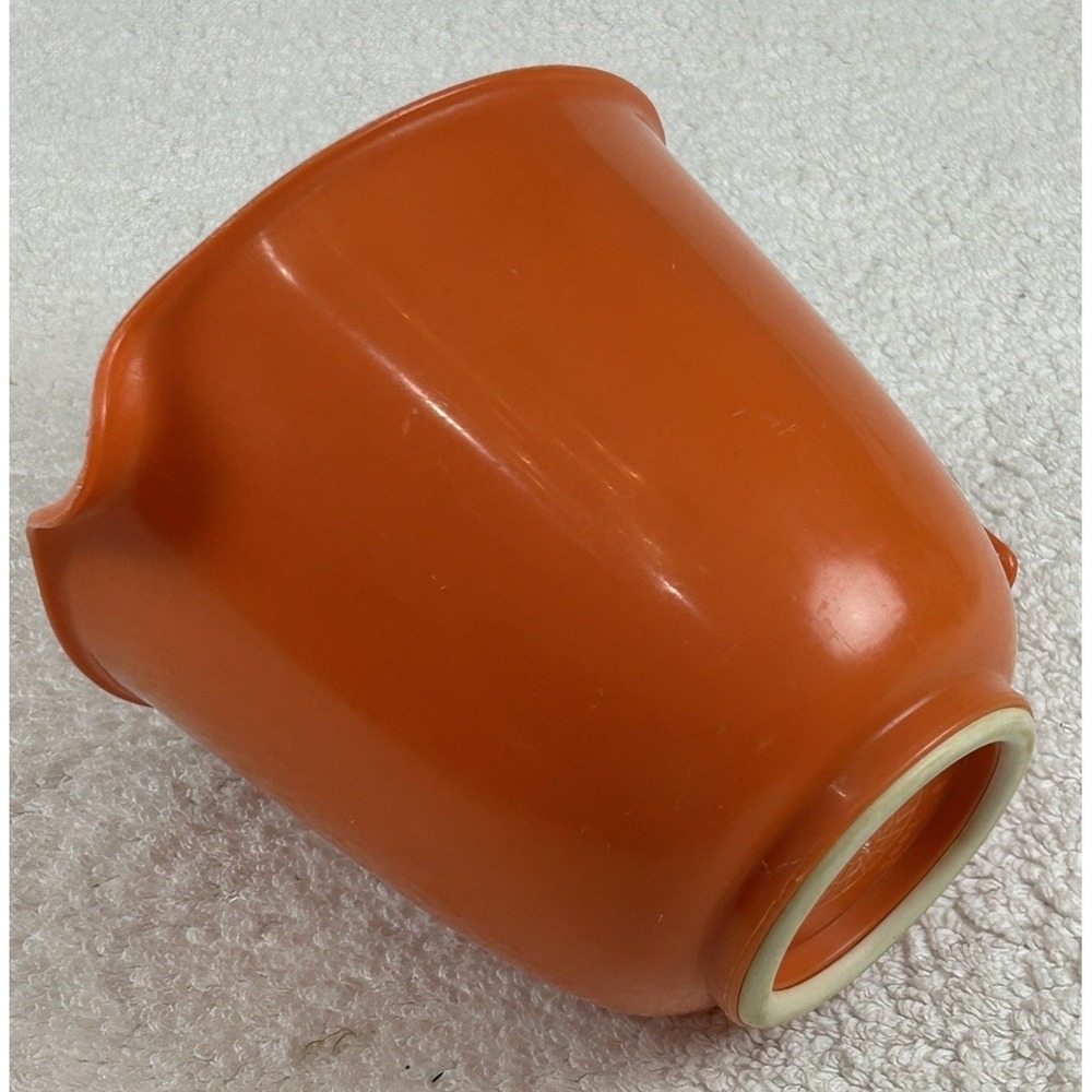 Vtg Rubbermaid Orange Batter Bowl Measuring 1.5 Qt 6 Cup Grip-N-Mix 2661 USA - Picture 10 of 14